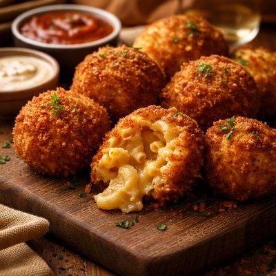 Image of Fried Macaroni and Cheese Balls