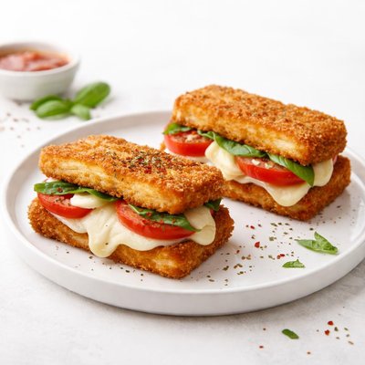 Image of Fried Mozzarella Sandwiches