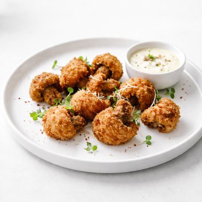 Image of Fried Mushroom Appetizers