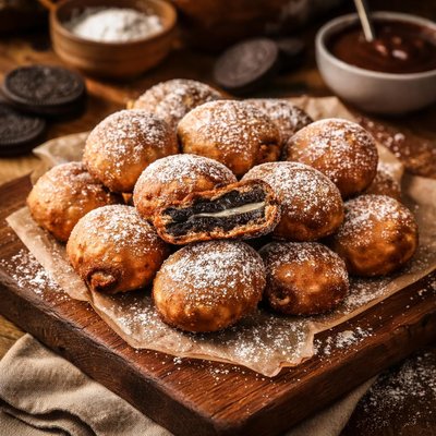 Image of Vegan Fried Oreos