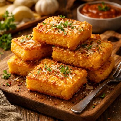 Image of Fried Polenta Cakes