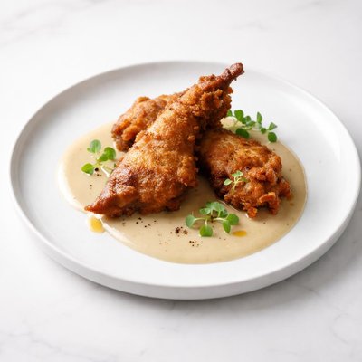 Image of Fried Rabbit and Gravy