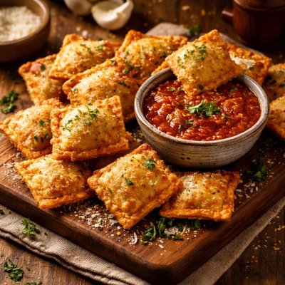 Image of Fried Ravioli with Marinara