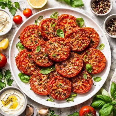 Image of Fried Red Tomatoes