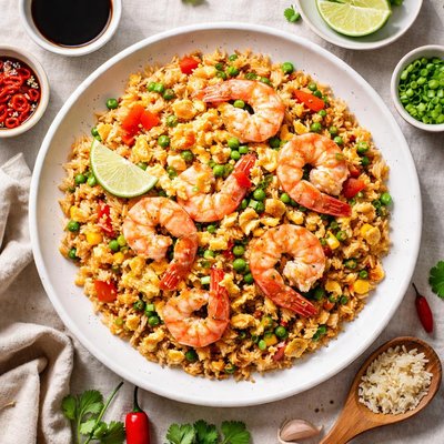 Image of Fried Rice with Prawn Egg