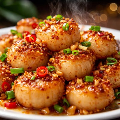 Image of Fried Scallops Chinese Style