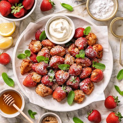 Image of Fried Strawberries