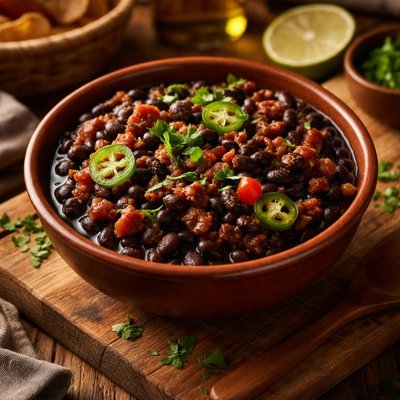 Image of Frijoles Negro Barrachos Aka Drunk Black Beans