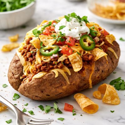 Image of Frito Pie Baked Potato