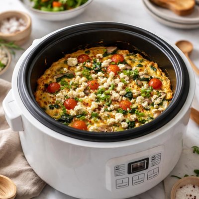 Image of Frittata in a Rice Cooker