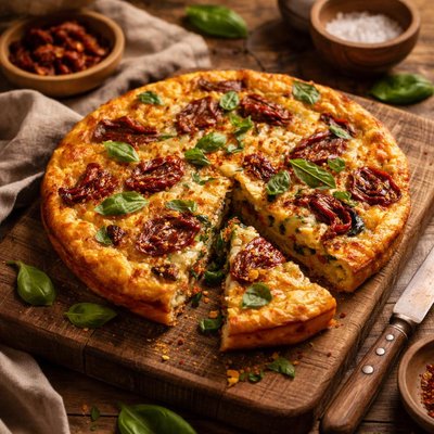 Image of Frittata with Sun Dried Tomatoes