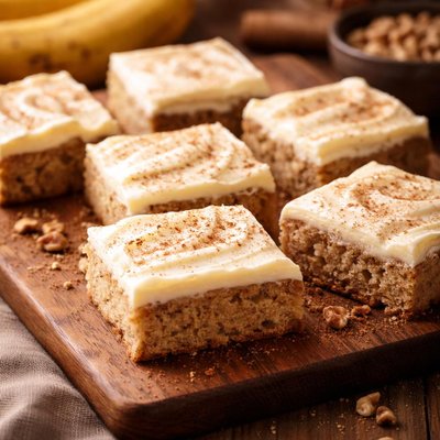 Image of Frosted Banana Bars