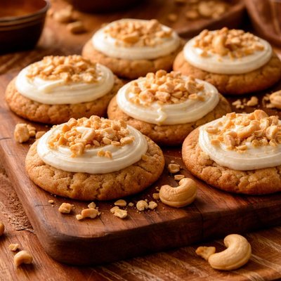 Image of Frosted Cashew Cookies