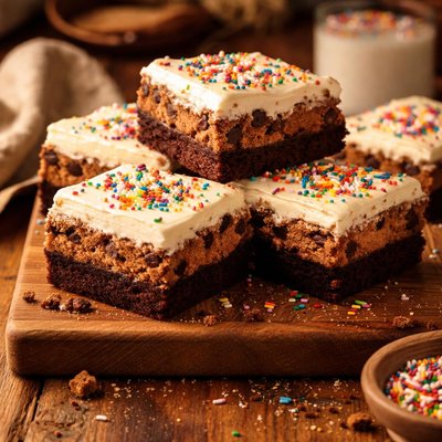 Image of Frosted Cookie Brownies