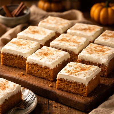 Image of Frosted Pumpkin Bars