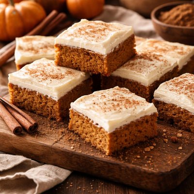 Image of Frosted Pumpkin Spice Bars