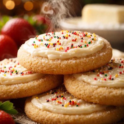 Image of Frosted Shortbread Cookies