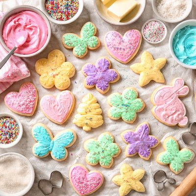 Image of Frosted Sugar Cookie Cutouts