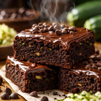 Image of Frosted Zucchini Brownies