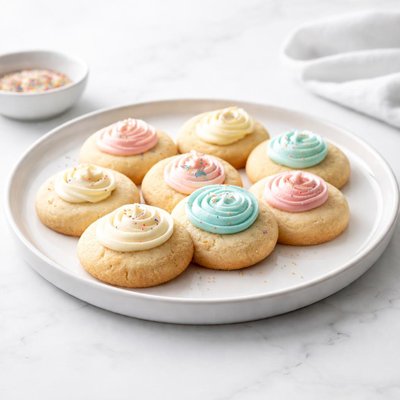 Image of Frosting Thumbprint Cookies