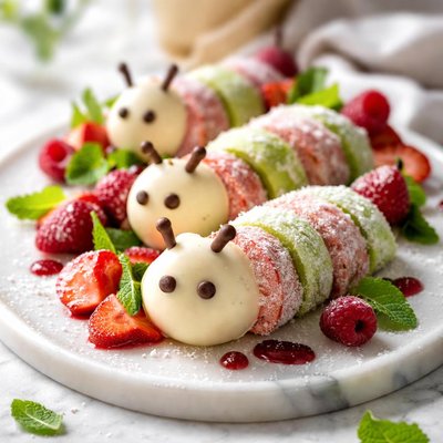 Image of Frosty Caterpillar Dessert