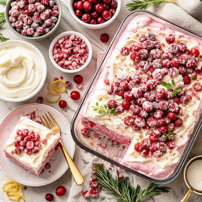 Image of Frosty Cranberry Dessert