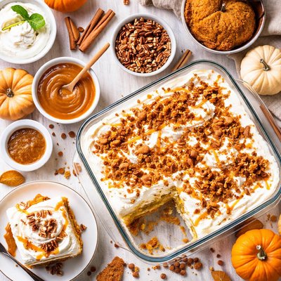 Image of Frosty Pumpkin Dessert