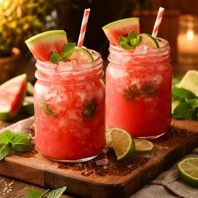Image of Frosty Summer Watermelon Cooler