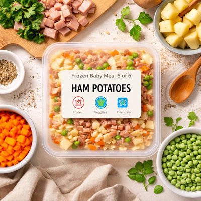 Image of Frozen Baby Meal 6 of 6 Ham Potatoes