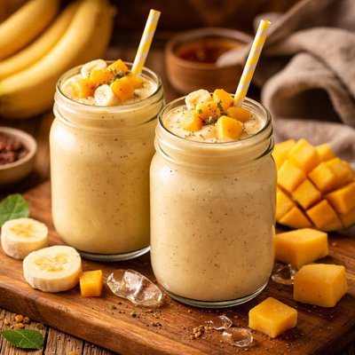 Image of Frozen Banana Mango Smoothie