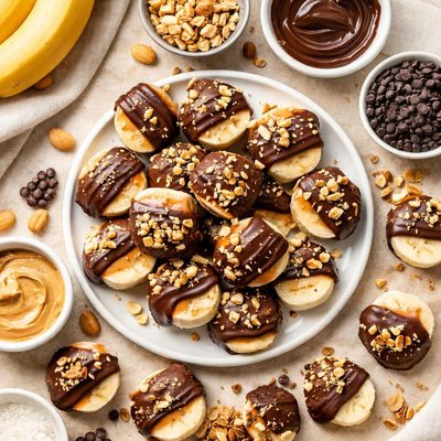 Image of Frozen Banana Peanut Butter Goodies