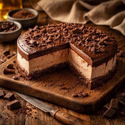 Image of Frozen Chocolate Mousse Cake