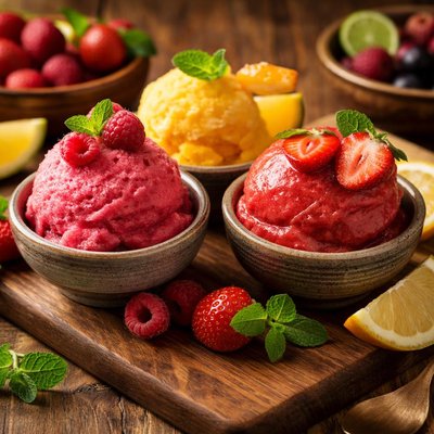 Image of Frozen Fruit Sorbet