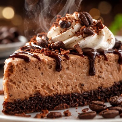 Image of Frozen Mocha Mousse Pie
