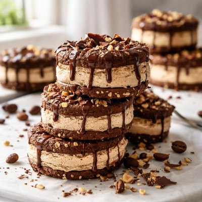 Image of Frozen Mud Pie Sandwiches