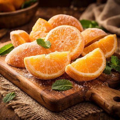 Image of Frozen Oranges