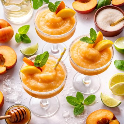 Image of Frozen Peach Daiquiris