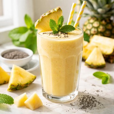 Image of Frozen Pineapple Fat Burning Smoothy