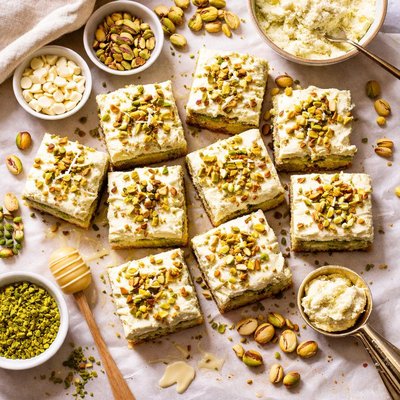 Image of Frozen Pistachio Cookie Dessert