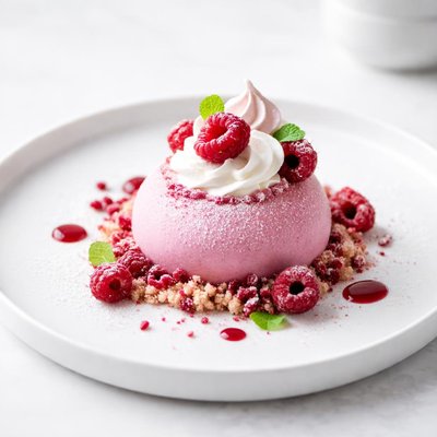 Image of Frozen Raspberry Desserts