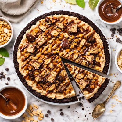 Image of Frozen Snicker Pie