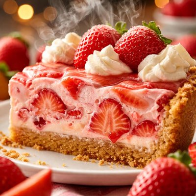 Image of Frozen Strawberry Pie