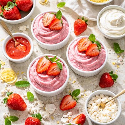 Image of Frozen Strawberry Souffle