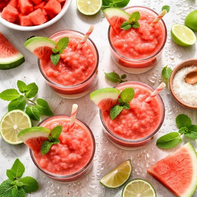 Image of Frozen Watermelon Daiquiris