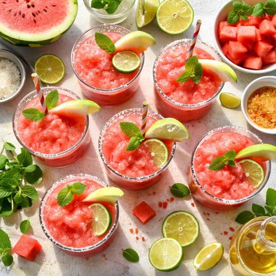 Image of Frozen Watermelon Margaritas for a Crowd