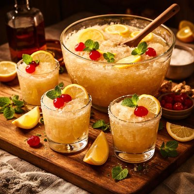 Image of Frozen Whiskey Sour Punch