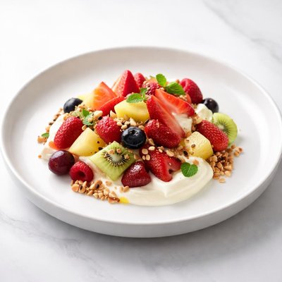 Image of Frugtsalat Danish Fruit Salad