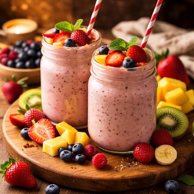Image of Fruit and More Fruit Smoothie