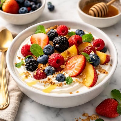 Image of Fruit and Sour Cream