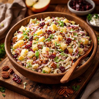 Image of Fruit and Sour Cream Coleslaw